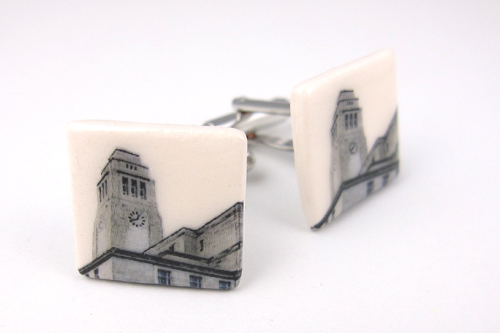 View Leeds University (The Parkinson Building) cufflinks